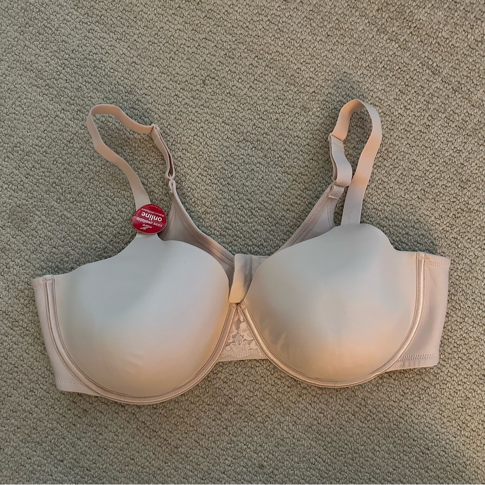 Vanity Fair Women’s Smoothing Underwire T shirt bra NWT 40DD pink 76528